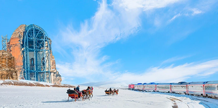Doğu Ekspresi Van - Kars - Erzurum - Doğubeyazıt Turu -Uçaklı